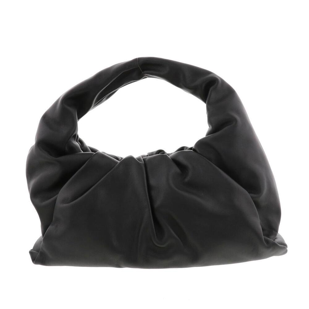 BOTTEGA VENETA Bolsa Shoulder Bag Black Nappa Leather